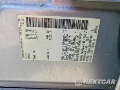 Zdjęcie 12 z 12 samochodu: 2010 NISSAN ALTIMA 2.5 VIN:1N4AL2AP6AN487587 - miniatura