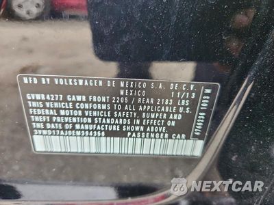 Zdjęcie 12 z 12 samochodu: 2014 VOLKSWAGEN JETTA SE VIN:3VWD17AJ0EM394356 - miniatura