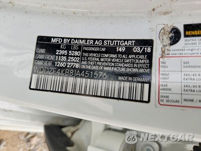 Zdjęcie 12 z 12 samochodu: 2018 MERCEDES-BENZ E 300 4MATIC VIN:WDDZF4KB8JA451576 - miniatura