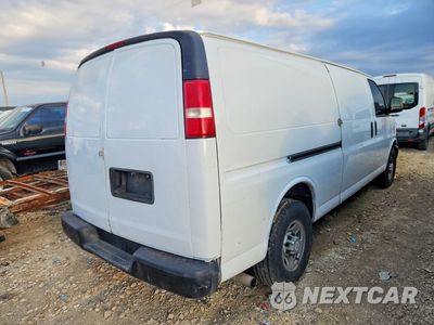 Trzecie zdjęcie samochodu z tyłu: 2018 CHEVROLET EXPRESS 3500 VIN:1GCZGHFG2J1179854 - miniatura