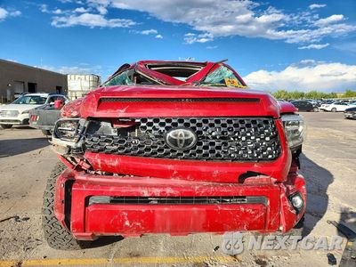 Piąte zdjęcie samochodu w środku: 2020 TOYOTA TUNDRA PLATINUM VIN:5TFAY5F16LX952300 - miniatura