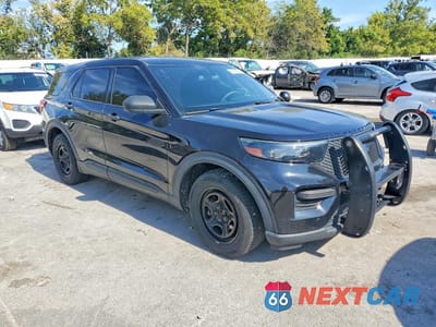 Czwarte zdjęcie samochodu z boku: 2020 FORD EXPLORER POLICE INTERCEPTOR VIN:1FM5K8AC5LGB22478 - miniatura