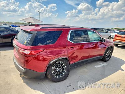 Trzecie zdjęcie samochodu z tyłu: 2019 CHEVROLET TRAVERSE LT VIN:1GNERGKW0KJ233709 - miniatura