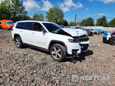 Czwarte zdjęcie samochodu z boku: 2021 JEEP GRAND CHEROKEE L LIMITED VIN:1C4RJKBG2M8145154 - miniatura