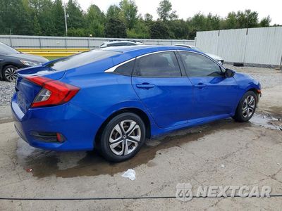 Trzecie zdjęcie samochodu z tyłu: 2018 HONDA CIVIC LX VIN:2HGFC2F57JH607656 - miniatura