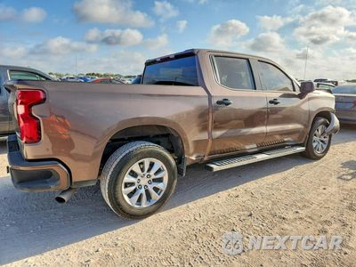 Trzecie zdjęcie samochodu z tyłu: 2019 CHEVROLET SILVERADO C1500 CUSTOM VIN:3GCPWBEH0KG186399 - miniatura