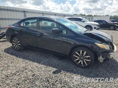 Czwarte zdjęcie samochodu z boku: 2015 HONDA CIVIC EXL VIN:19XFB2F9XFE075519 - miniatura
