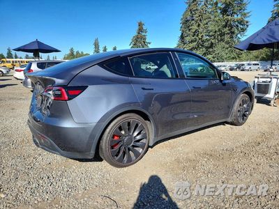 Trzecie zdjęcie samochodu z tyłu: 2023 TESLA MODEL Y VIN:7SAYGDEF8PF812681 - miniatura