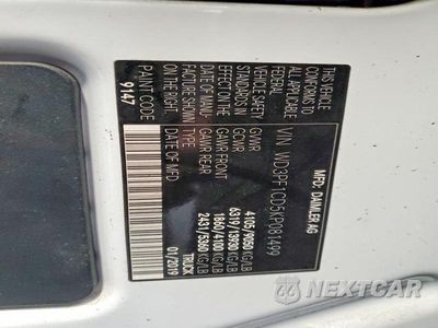 Zdjęcie 13 z 13 samochodu: 2019 MERCEDES-BENZ SPRINTER 2500/3500 DELIVERY VAN VIN:WD3PF1CD5KP081499 - miniatura