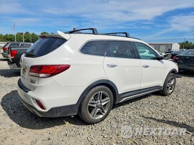 Trzecie zdjęcie samochodu z tyłu: 2018 HYUNDAI SANTA FE LIMITED ULTIMATE VIN:KM8SRDHF6JU289244 - miniatura