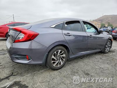 Trzecie zdjęcie samochodu z tyłu: 2016 HONDA CIVIC EX VIN:2HGFC2F79GH534008 - miniatura