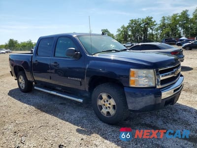 Czwarte zdjęcie samochodu z boku: 2010 CHEVROLET SILVERADO C1500 LT VIN:3GCRCSE03AG121735 - miniatura
