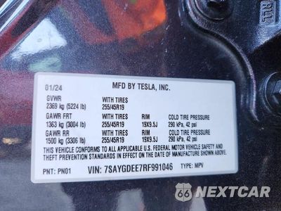 Zdjęcie 13 z 13 samochodu: 2024 TESLA MODEL Y VIN:7SAYGDEE7RF991046 - miniatura