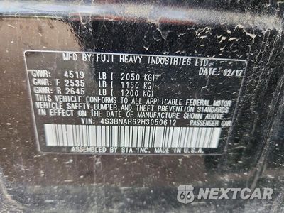 Zdjęcie 13 z 13 samochodu: 2017 SUBARU LEGACY SPORT VIN:4S3BNAR62H3050612 - miniatura