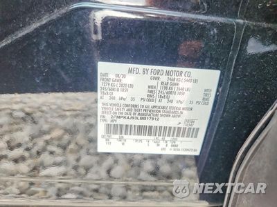 Zdjęcie 13 z 13 samochodu: 2020 FORD EDGE SEL VIN:2FMPK4J93LBB17812 - miniatura