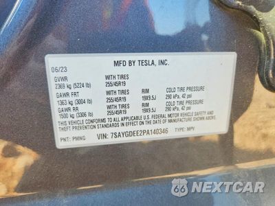 Zdjęcie 12 z 12 samochodu: 2023 TESLA MODEL Y VIN:7SAYGDEE2PA140346 - miniatura