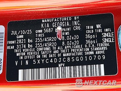 Zdjęcie 14 z 14 samochodu: 2025 KIA EV6 GT LINE VIN:5XYC4DJC8SG010709 - miniatura