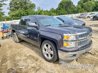 Czwarte zdjęcie samochodu z boku: 2014 CHEVROLET SILVERADO C1500 LT VIN:3GCPCREC7EG270648 - miniatura
