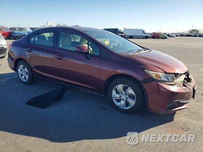 Czwarte zdjęcie samochodu z boku: 2013 HONDA CIVIC LX VIN:19XFB2F57DE241599 - miniatura