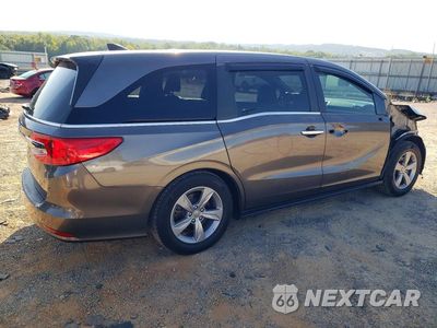 Trzecie zdjęcie samochodu z tyłu: 2018 HONDA ODYSSEY EXL VIN:5FNRL6H75JB012182 - miniatura