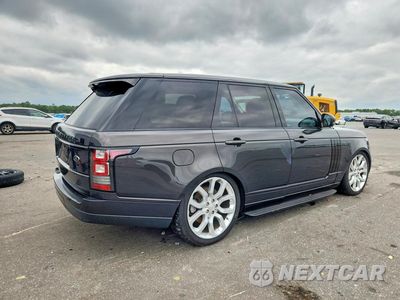 Trzecie zdjęcie samochodu z tyłu: 2014 LAND ROVER RANGE ROVER SUPERCHARGED VIN:SALGS2TF4EA155200 - miniatura