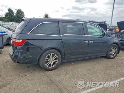 Trzecie zdjęcie samochodu z tyłu: 2013 HONDA ODYSSEY EXL VIN:5FNRL5H66DB075071 - miniatura