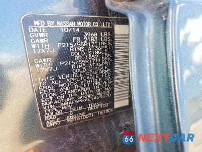 Zdjęcie 12 z 12 samochodu: 2014 NISSAN JUKE S VIN:JN8AF5MRXET455070 - miniatura