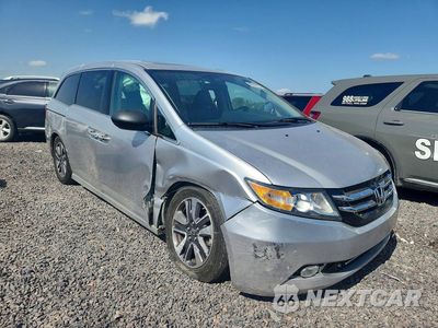 Czwarte zdjęcie samochodu z boku: 2015 HONDA ODYSSEY TOURING VIN:5FNRL5H91FB009301 - miniatura