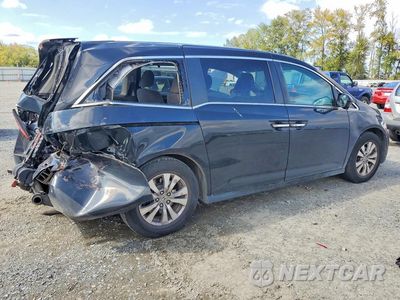 Trzecie zdjęcie samochodu z tyłu: 2014 HONDA ODYSSEY EX VIN:5FNRL5H45EB128553 - miniatura