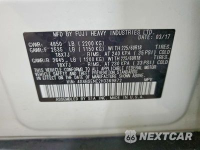 Zdjęcie 12 z 12 samochodu: 2017 SUBARU OUTBACK 3.6R LIMITED VIN:4S4BSENC2H3369872 - miniatura