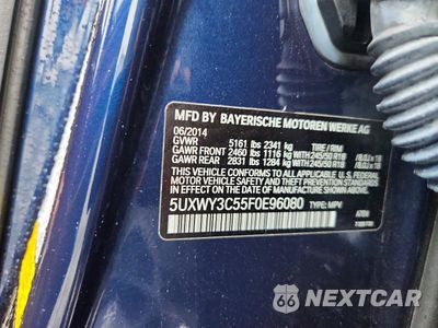 Zdjęcie 13 z 13 samochodu: 2015 BMW X3 XDRIVE28D VIN:5UXWY3C55F0E96080 - miniatura