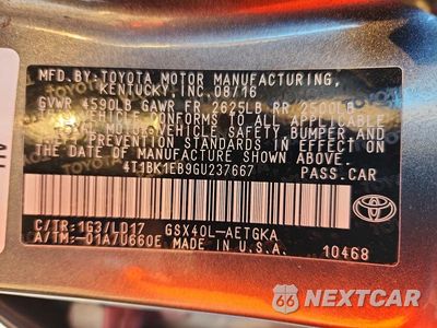 Zdjęcie 12 z 12 samochodu: 2016 TOYOTA AVALON XLE VIN:4T1BK1EB9GU237667 - miniatura