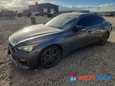 2014 INFINITI Q50 HYBRID SPORT JN1AV7AR4EM703356 - główne zdjęcie licytacji z USA - miniatura