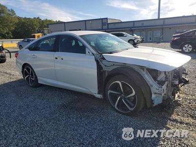 Czwarte zdjęcie samochodu z boku: 2019 HONDA ACCORD SPORT VIN:1HGCV1F39KA056412 - miniatura