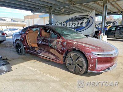 Czwarte zdjęcie samochodu z boku: 2025 LUCID MOTORS AIR TOURING VIN:50EA1TEA6SA017057 - miniatura