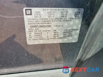 Zdjęcie 13 z 13 samochodu: 2017 GMC ACADIA VIN:1GKKNTLS6HZ241243 - miniatura