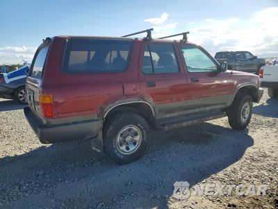Trzecie zdjęcie samochodu z tyłu: 1990 TOYOTA 4RUNNER SR5 V6 VIN:JT3VN39W0L0013498 - miniatura
