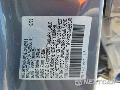 Zdjęcie 13 z 13 samochodu: 2024 HONDA ACCORD HYBRID SPORT-L VIN:1HGCY2F71RA030686 - miniatura