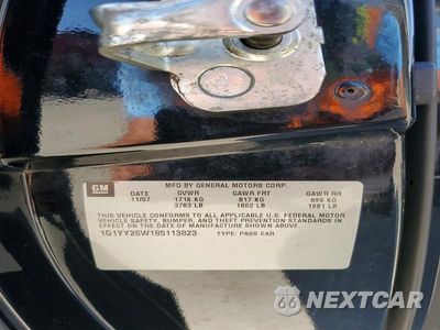 Zdjęcie 12 z 12 samochodu: 2008 CHEVROLET CORVETTE VIN:1G1YY26W185113823 - miniatura