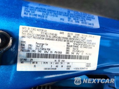 Zdjęcie 12 z 12 samochodu: 2013 FORD FOCUS SE VIN:1FADP3F25DL351732 - miniatura
