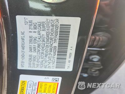 Zdjęcie 12 z 12 samochodu: 2018 HONDA ACCORD LX VIN:1HGCV1F14JA022939 - miniatura