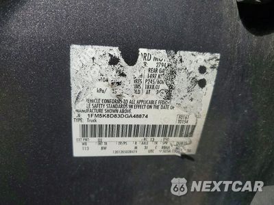 Zdjęcie 14 z 14 samochodu: 2013 FORD EXPLORER XLT VIN:1FM5K8D83DGA48874 - miniatura