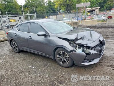 Czwarte zdjęcie samochodu z boku: 2021 NISSAN SENTRA SV VIN:3N1AB8CV2MY285240 - miniatura