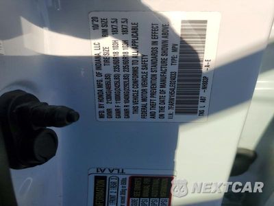 Zdjęcie 12 z 12 samochodu: 2020 HONDA CR-V EX VIN:7FARW1H54LE024033 - miniatura
