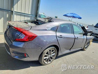 Trzecie zdjęcie samochodu z tyłu: 2019 HONDA CIVIC EX VIN:19XFC1F34KE209146 - miniatura