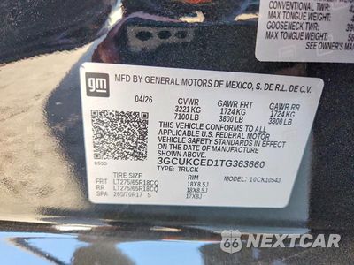 Zdjęcie 12 z 12 samochodu: 2026 CHEVROLET SILVERADO K1500 TRAIL BOSS CUSTOM VIN:3GCUKCED1TG363660 - miniatura
