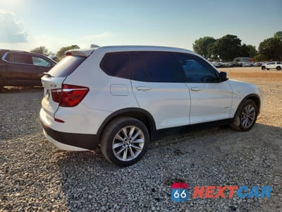 Trzecie zdjęcie samochodu z tyłu: 2013 BMW X3 XDRIVE28I VIN:5UXWX9C52D0A30447 - miniatura