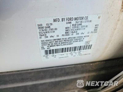 Zdjęcie 13 z 13 samochodu: 2020 FORD EXPLORER VIN:1FMSK7BH1LGC23007 - miniatura