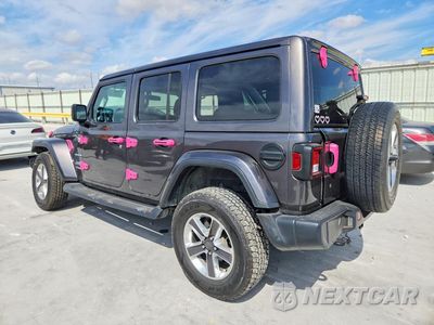 Drugie zdjęcie samochodu z przodu: 2018 JEEP WRANGLER UNLIMITED SAHARA VIN:1C4HJXEN4JW245928 - miniatura