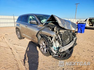 Czwarte zdjęcie samochodu z boku: 2015 TOYOTA HIGHLANDER LE PLUS VIN:5TDBKRFH3FS109076 - miniatura